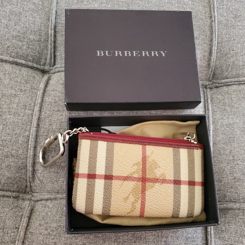 Authentic Burberry Key Pouch